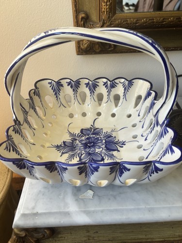 Vintage hand painted - vintage, blue